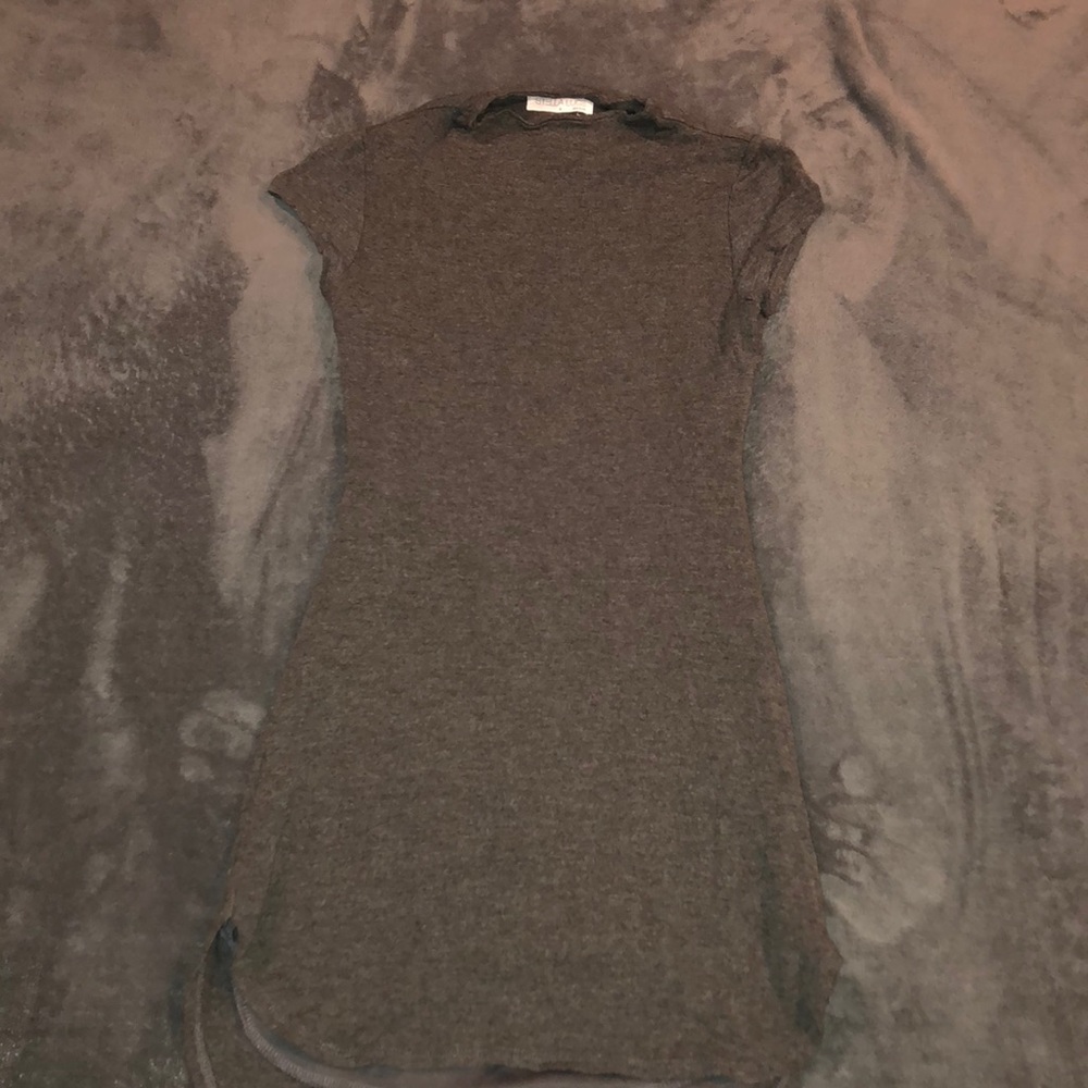 Gray Mini Dress